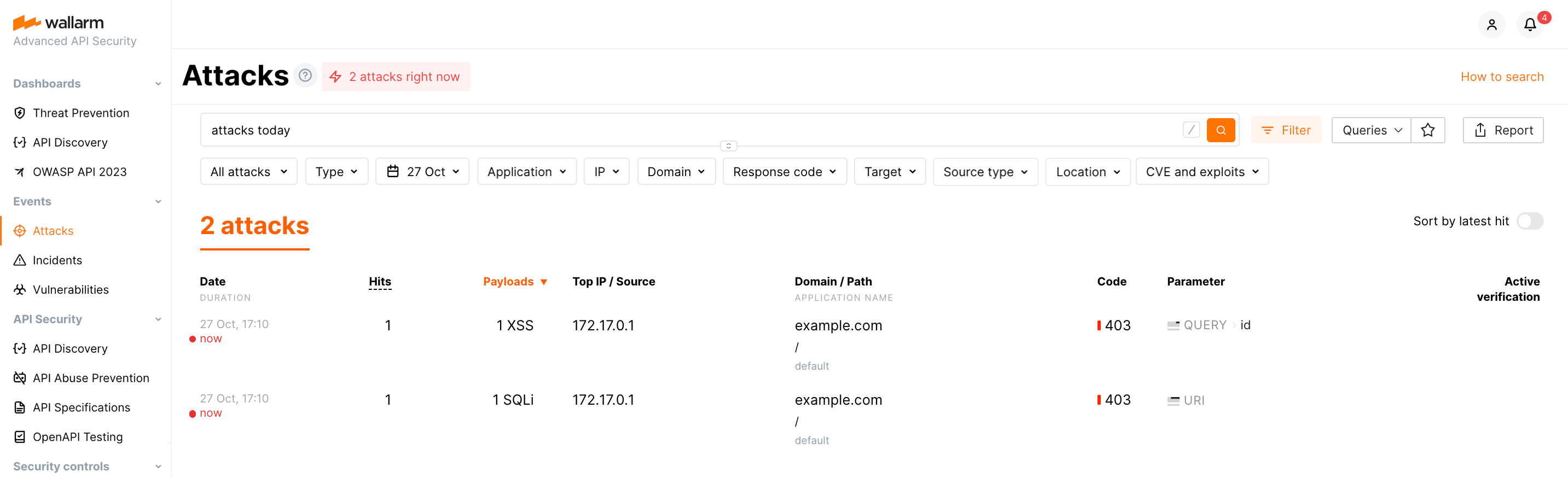 Ataques na interface